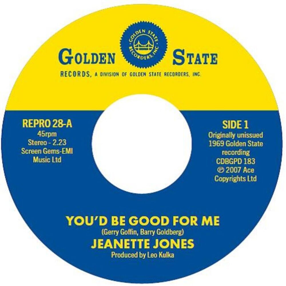 Jones,Jeanette - You'd Be Good For Me / Cut Loose 7-INCH SINGLE